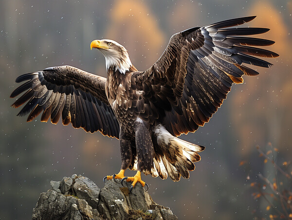 Scottish Sea Eagle Picture Board by Steve Smith