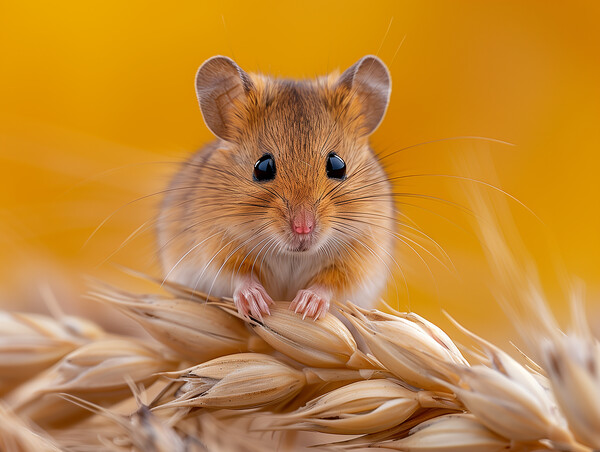 Harvest Mouse Picture Board by Steve Smith