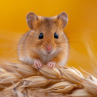 Buy canvas prints of Harvest Mouse by Steve Smith