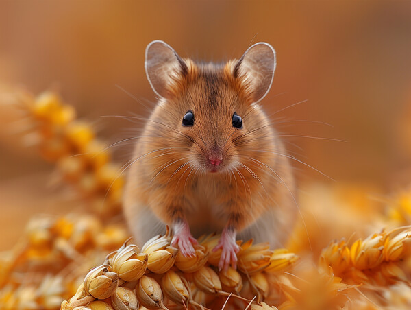 Harvest Mouse Picture Board by Steve Smith
