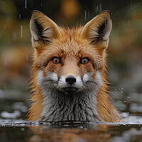 Buy canvas prints of Fox by Steve Smith
