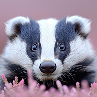 Buy canvas prints of The Badger by Steve Smith