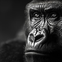 Buy canvas prints of The Silverback Gorilla by Steve Smith
