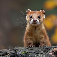 Buy canvas prints of Stoat by Steve Smith