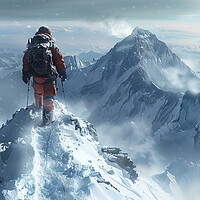 Buy canvas prints of Assault On Everest by Steve Smith