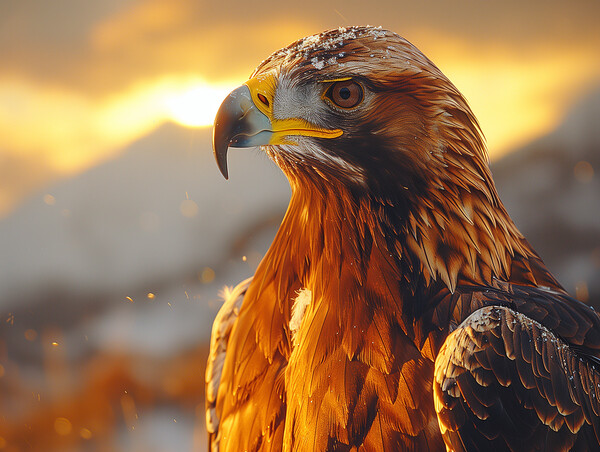 Golden Eagle Picture Board by Steve Smith