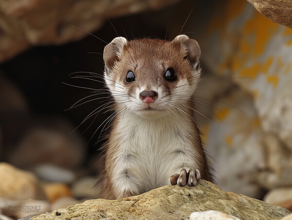 Stoat Picture Board by Steve Smith