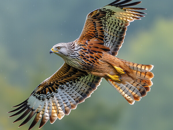 Red Kite Picture Board by Steve Smith