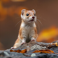 Buy canvas prints of Stoat by Steve Smith
