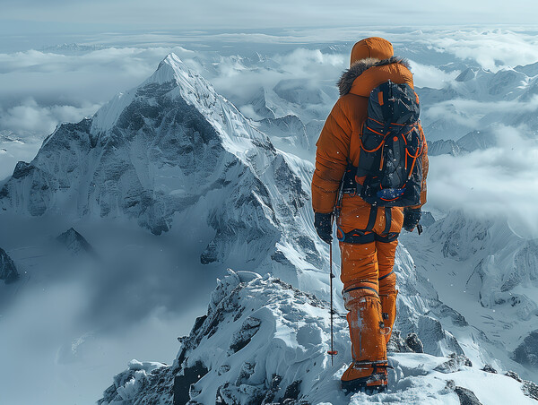 Assault On Everest Picture Board by Steve Smith