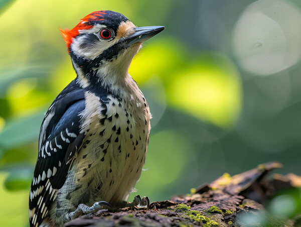 Lesser Spotted Woodpecker Picture Board by Steve Smith