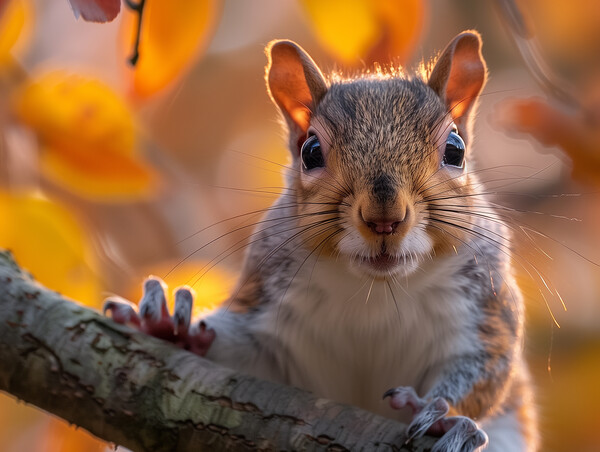 Grey Squirrel Picture Board by Steve Smith
