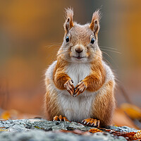 Buy canvas prints of Red Squirrel by Steve Smith