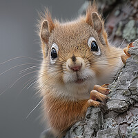 Buy canvas prints of Red Squirrel by Steve Smith