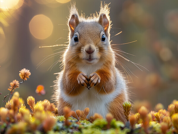 Red Squirrel Picture Board by Steve Smith