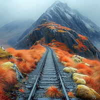 Buy canvas prints of Snowdon Railway by Steve Smith