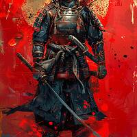 Buy canvas prints of Samurai Warrior Art by Steve Smith