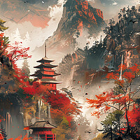 Buy canvas prints of Mount Fuji Japan Art by Steve Smith