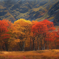 Buy canvas prints of Autumn In Glencoe by Steve Smith