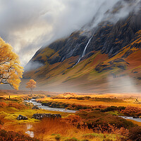 Buy canvas prints of Autumn In Glencoe by Steve Smith