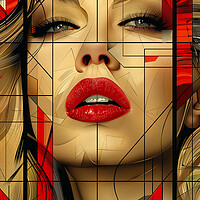Buy canvas prints of Kylie Minogue Art by Steve Smith