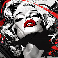 Buy canvas prints of Marilyn Monroe Art by Steve Smith
