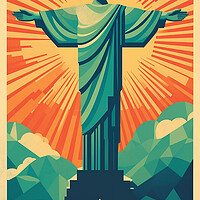 Buy canvas prints of Vintage Travel Poster Rio De Janeiro by Steve Smith