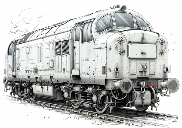 British Rail Class 55 The Deltic Picture Board by Steve Smith