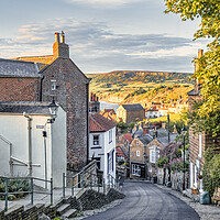 Buy canvas prints of New Road Robin Hoods Bay by Tim Hill