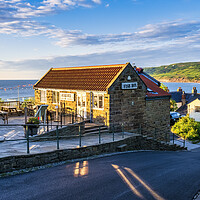 Buy canvas prints of Fish Box Robin Hoods Bay Yorkshire by Tim Hill