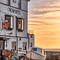 Buy canvas prints of The Bay Hotel Robin Hoods Bay by Tim Hill