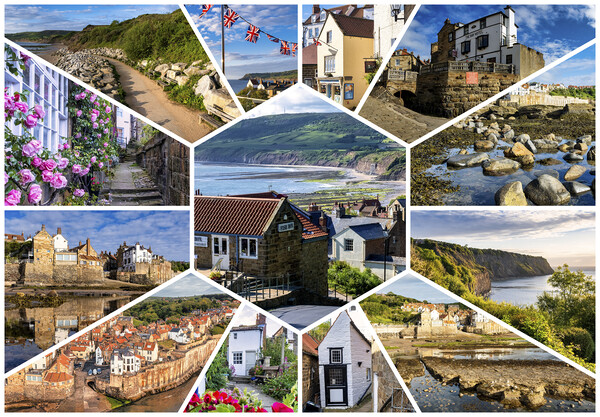 Captivating Views of Robin Hoods Bay Picture Board by Tim Hill