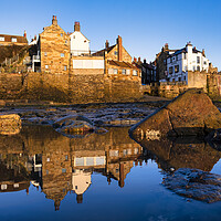 Buy canvas prints of Serenity at Robin Hoods Bay by Tim Hill