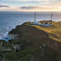 Buy canvas prints of Aerial Symphony of Flamborough Head by Tim Hill