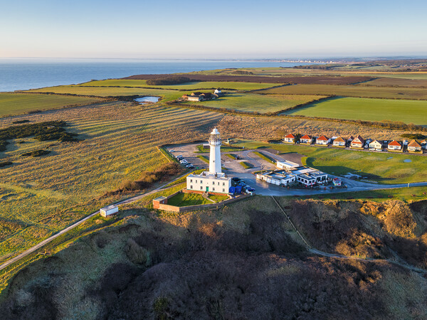 Flamborough Head Lighthouse Picture Board by Tim Hill
