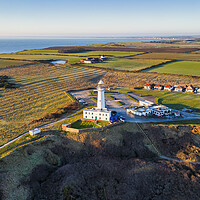 Buy canvas prints of Flamborough Head Lighthouse by Tim Hill