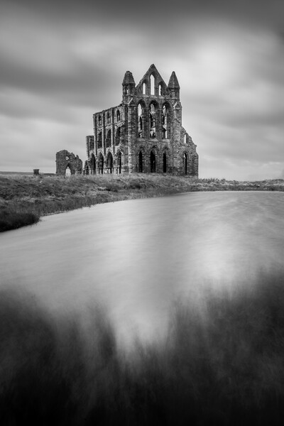 Hauntingly Beautiful Whitby Abbey Picture Board by Tim Hill