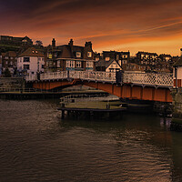 Buy canvas prints of The Historic Swing Bridge of Whitby by Tim Hill