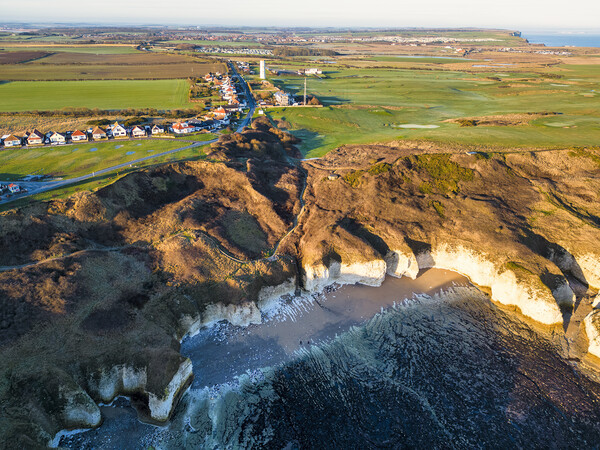 Flamborough Head East Yorkshire Picture Board by Tim Hill