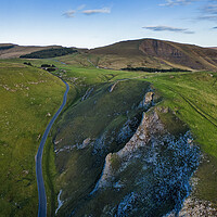 Buy canvas prints of Winnats Pass to Mam Tor from Above by Tim Hill
