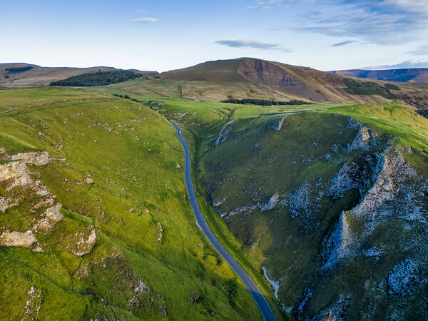 Winnats Pass to Mam Tor Picture Board by Tim Hill
