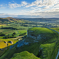 Buy canvas prints of Hope Valley from Winnats Pass by Tim Hill