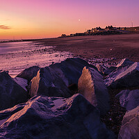 Buy canvas prints of Serenity at Withernsea Beach by Tim Hill