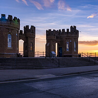 Buy canvas prints of Pier Towers, Withernsea by Tim Hill