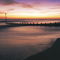 Buy canvas prints of Withernsea Yorkshire Coast Sunrise by Tim Hill