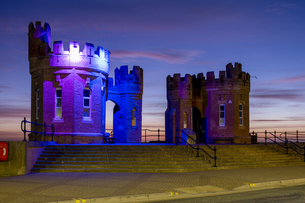 Pier Towers Withernsea Picture Board by Tim Hill