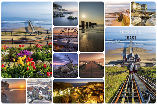 A Seaside Memory Lane Picture Board by Tim Hill