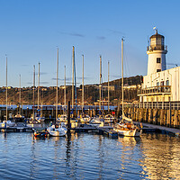 Buy canvas prints of Scarborough Lighthouse Yorkshire by Tim Hill