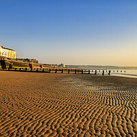 Buy canvas prints of SunKissed Walk on the Yorkshire Coast by Tim Hill