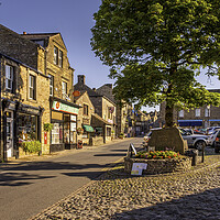 Buy canvas prints of Grassington village square, Yorkshire Dales by Tim Hill